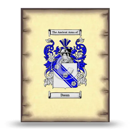 Daun Coat of Arms Print