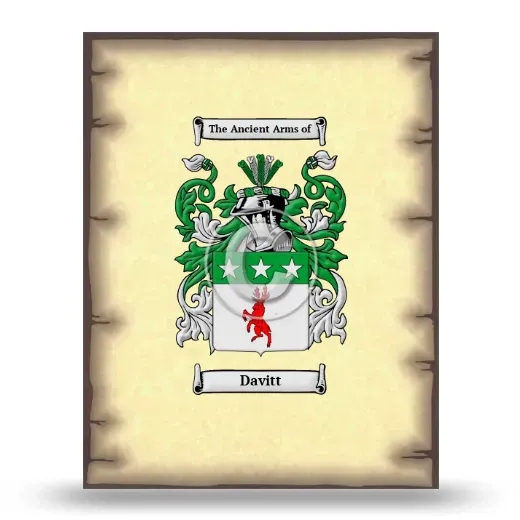 Davitt Coat of Arms Print
