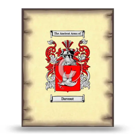 Davout Coat of Arms Print
