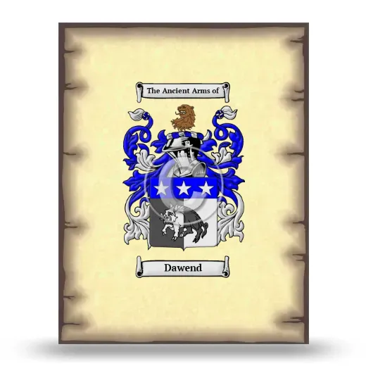 Dawend Coat of Arms Print