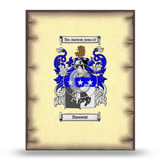 Dawent Coat of Arms Print