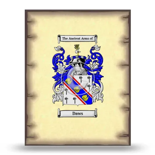 Daws Coat of Arms Print