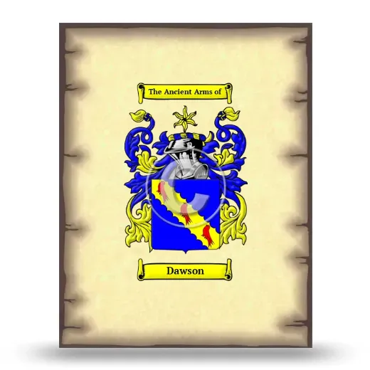 Dawson Coat of Arms Print