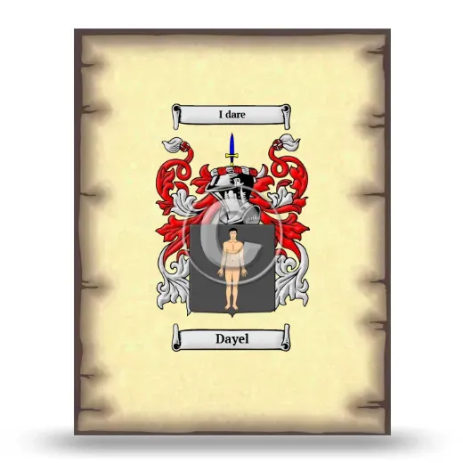 Dayel Coat of Arms Print