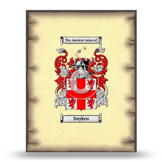 Dayken Coat of Arms Print