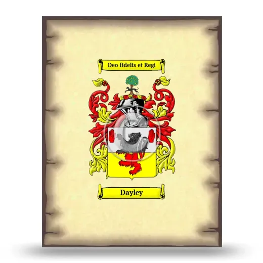 Dayley Coat of Arms Print