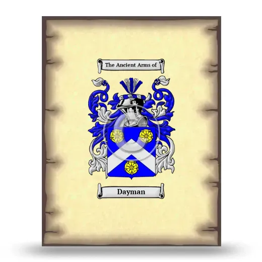 Dayman Coat of Arms Print