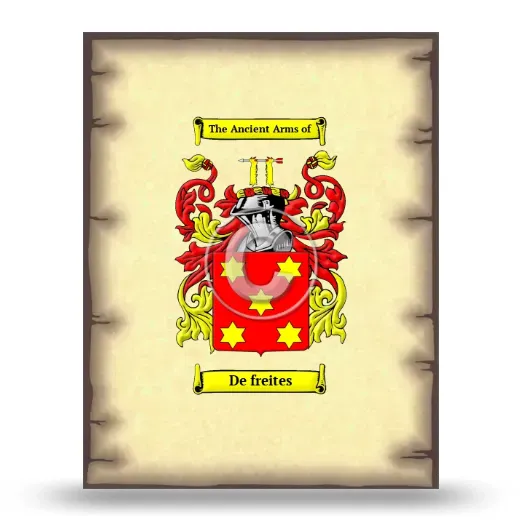 De freites Coat of Arms Print