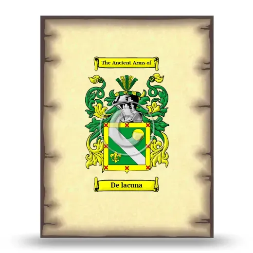 De lacuna Coat of Arms Print