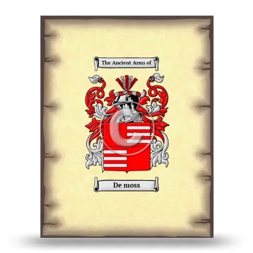 De moss Coat of Arms Print
