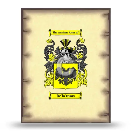 De'la'rosas Coat of Arms Print