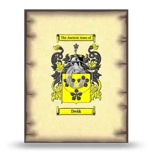 Deák Coat of Arms Print