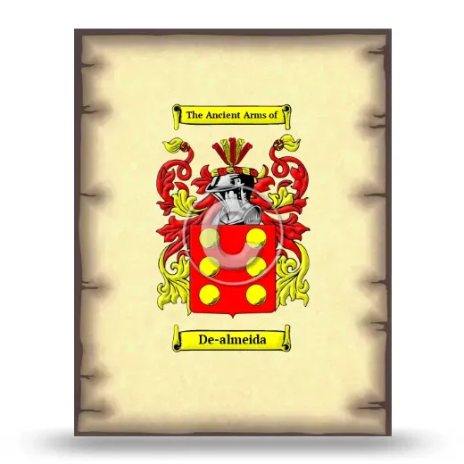 De-almeida Coat of Arms Print