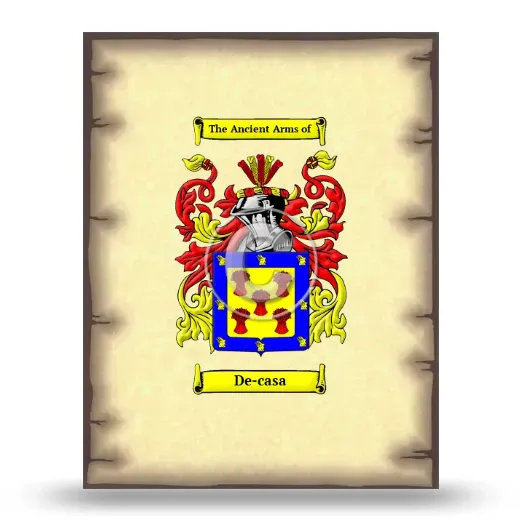 De-casa Coat of Arms Print