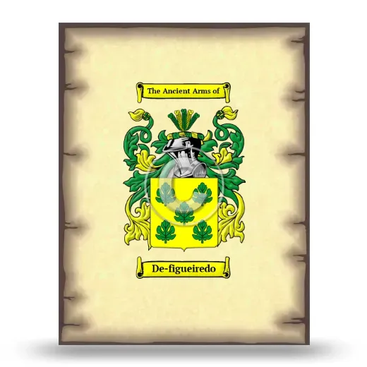 De-figueiredo Coat of Arms Print