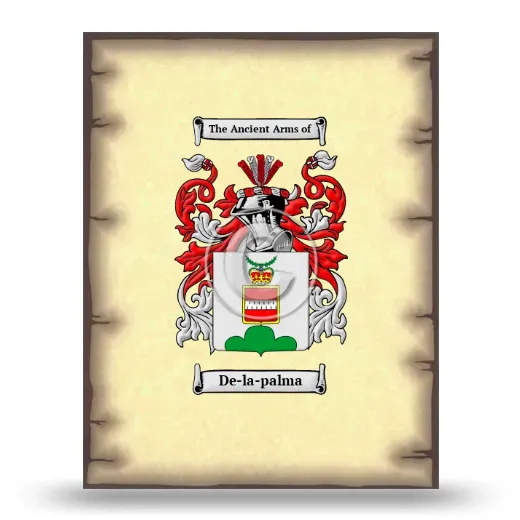 De-la-palma Coat of Arms Print