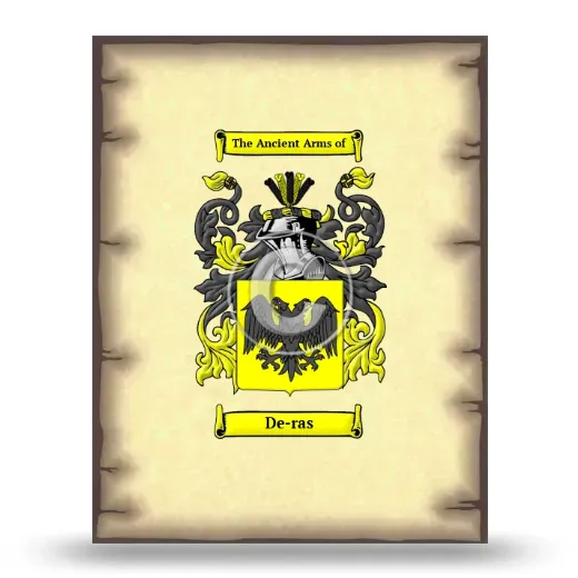 De-ras Coat of Arms Print