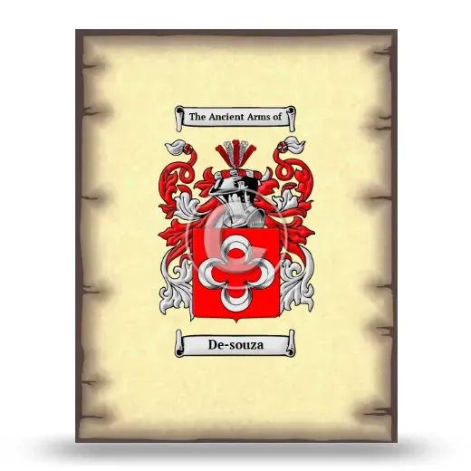 De-souza Coat of Arms Print