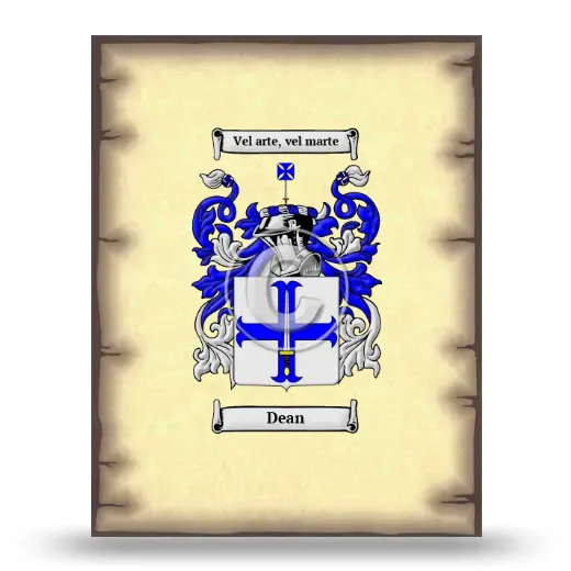 Dean Coat of Arms Print