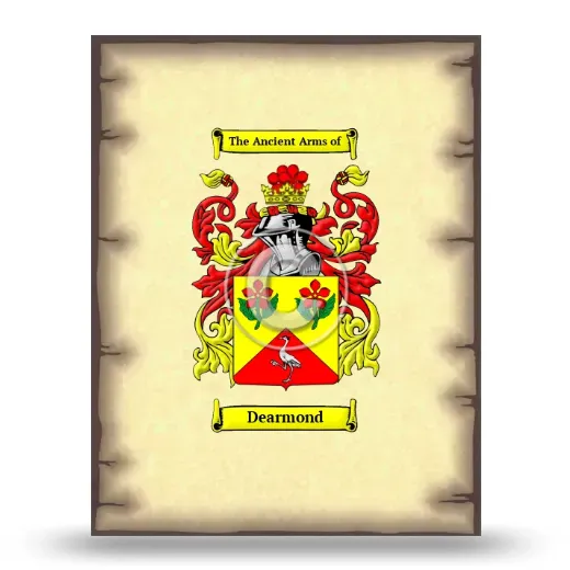 Dearmond Coat of Arms Print