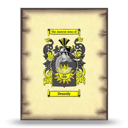 Dearnly Coat of Arms Print