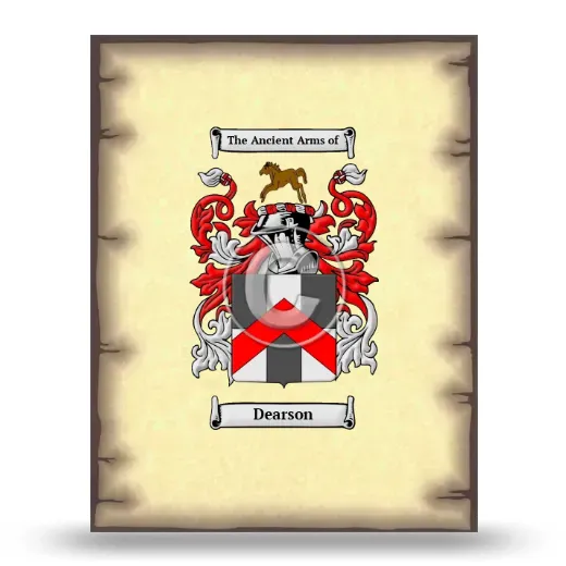 Dearson Coat of Arms Print