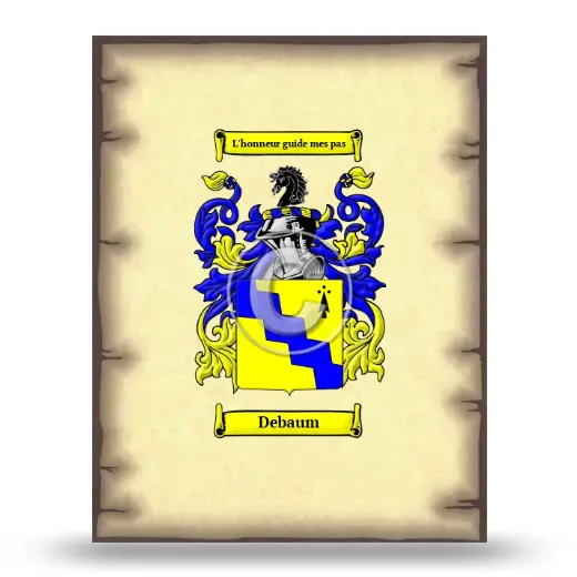 Debaum Coat of Arms Print