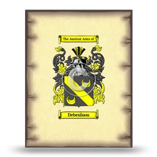 Debenham Coat of Arms Print