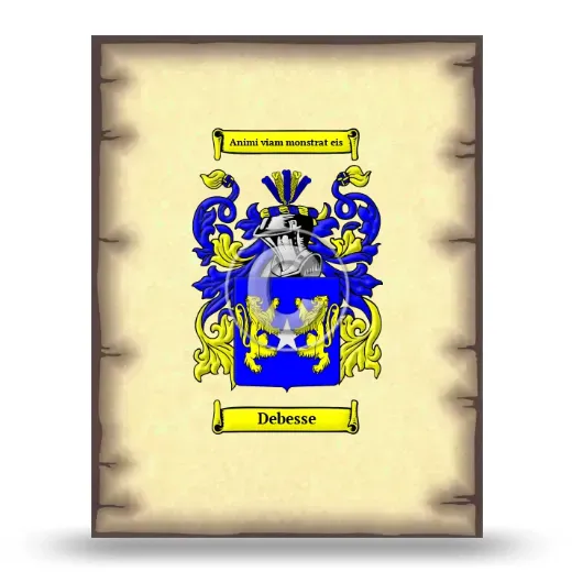 Debesse Coat of Arms Print