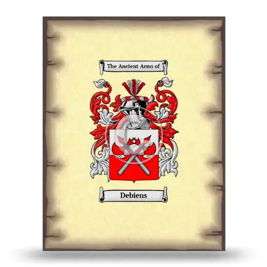 Debiens Coat of Arms Print