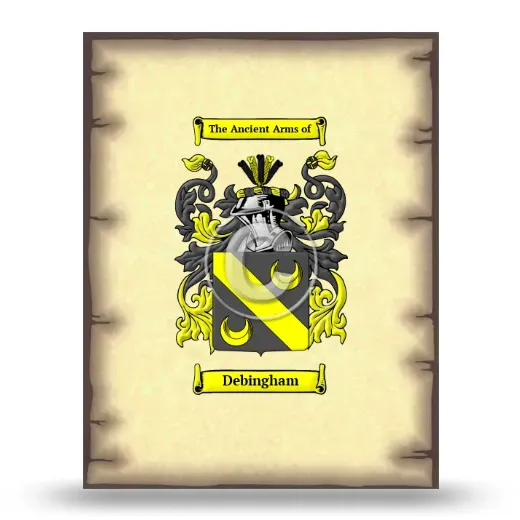 Debingham Coat of Arms Print