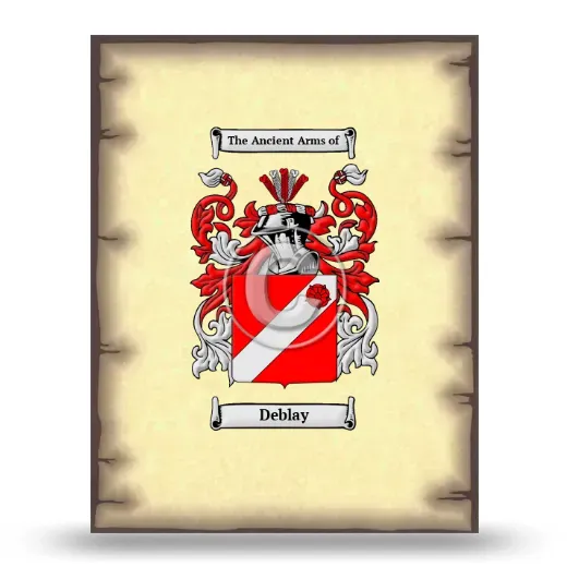 Deblay Coat of Arms Print