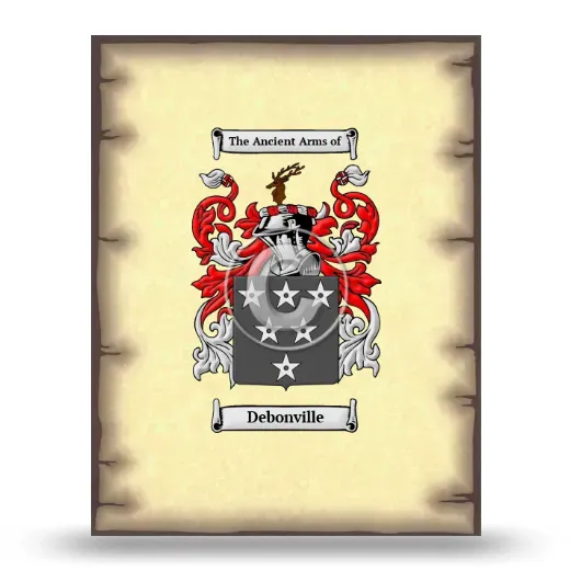 Debonville Coat of Arms Print
