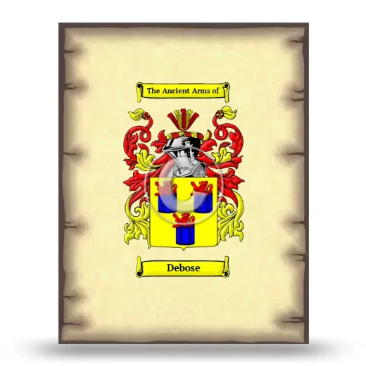 Debose Coat of Arms Print