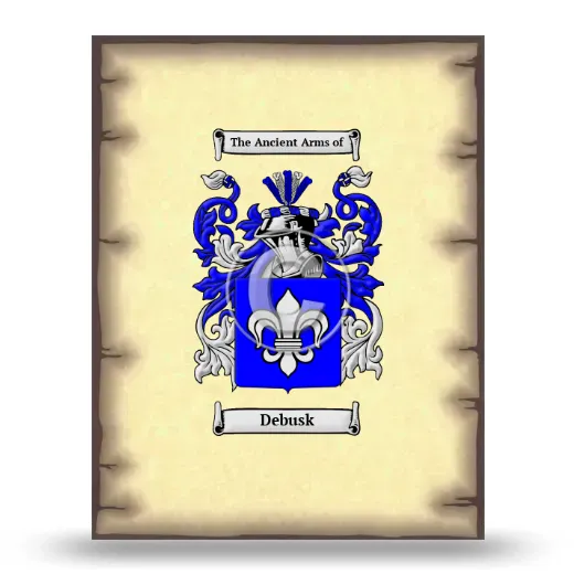 Debusk Coat of Arms Print