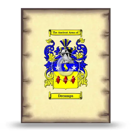 Decamps Coat of Arms Print