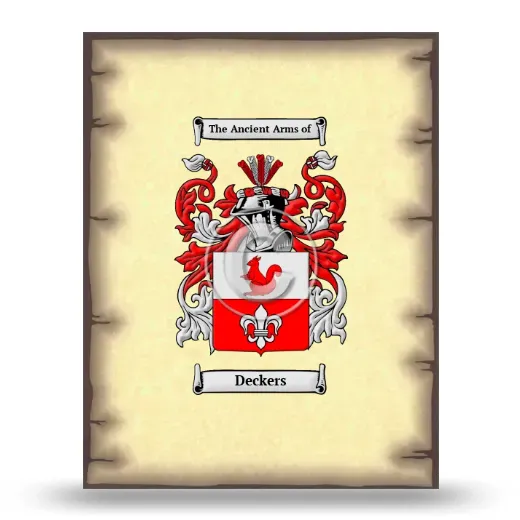 Deckers Coat of Arms Print