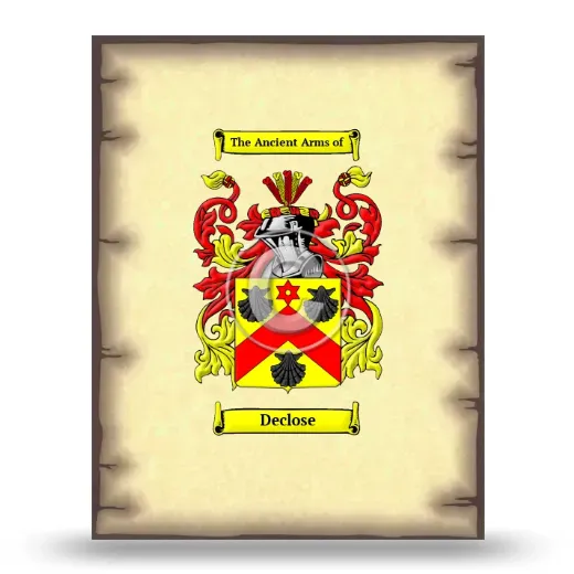 Declose Coat of Arms Print