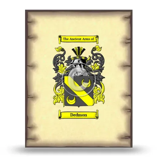 Dedmon Coat of Arms Print
