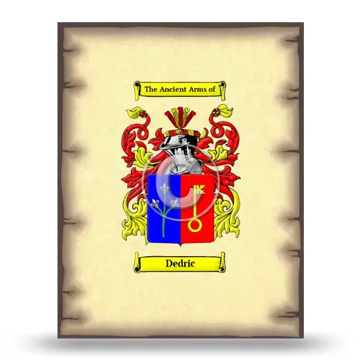 Dedric Coat of Arms Print