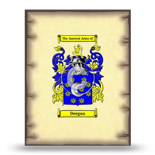 Deegan Coat of Arms Print