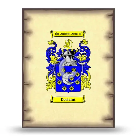 Deehant Coat of Arms Print