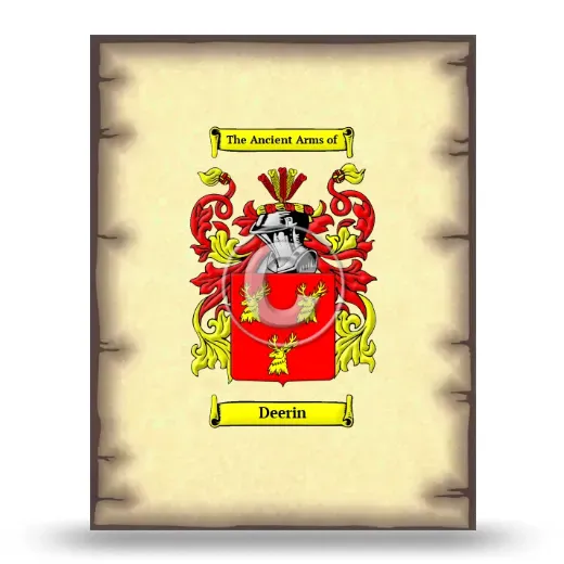 Deerin Coat of Arms Print