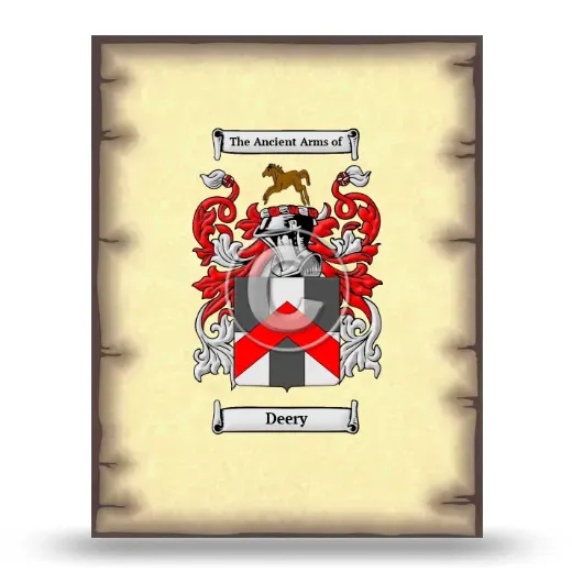 Deery Coat of Arms Print