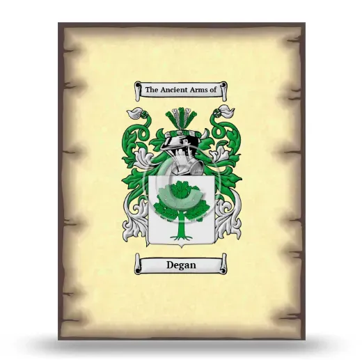 Degan Coat of Arms Print
