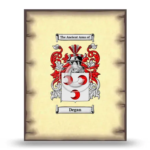 Degan Coat of Arms Print