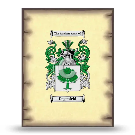 Degenfeld Coat of Arms Print