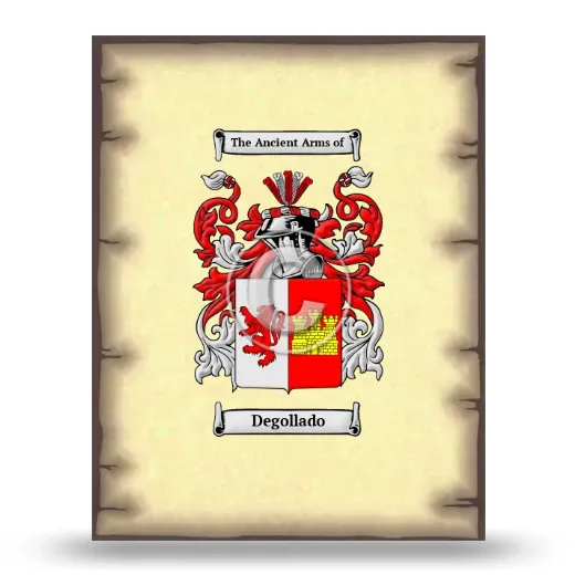 Degollado Coat of Arms Print