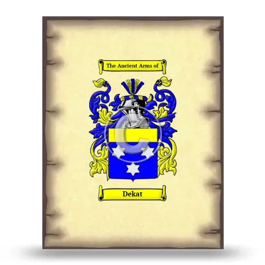 Dekat Coat of Arms Print