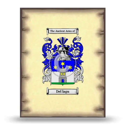 Del lagu Coat of Arms Print